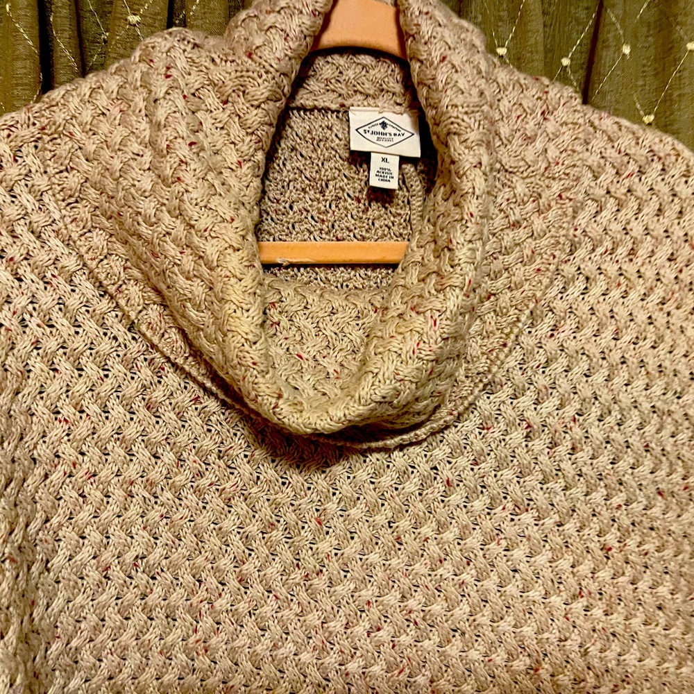 XL Poncho Style Sweater